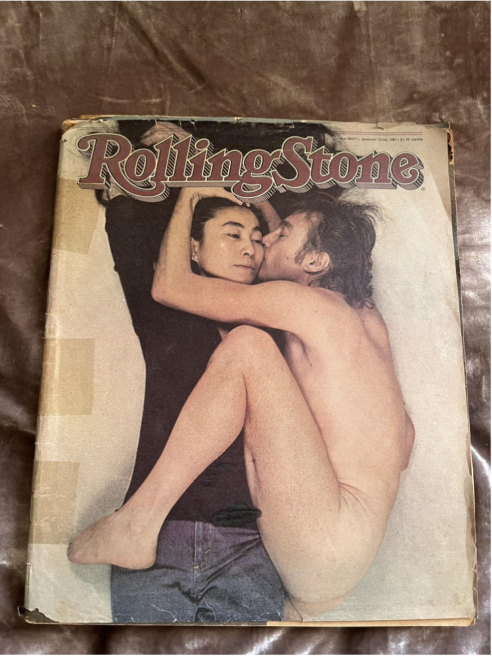 ROLLING STONE Magazine John Lennon &Yoko Ono January 22, 1981